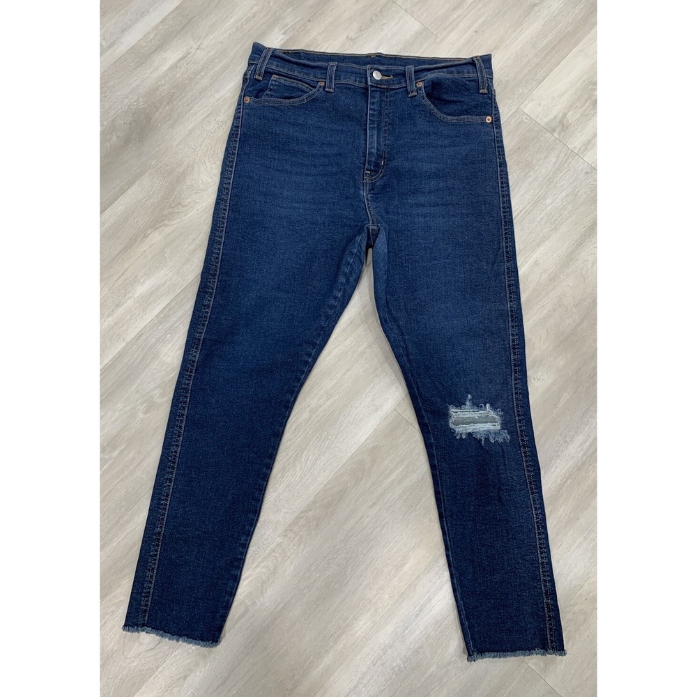 Levi Strauss Jeans Women Tag 12-W31 Approx 33x27 Heritage High Rise Skinny Denim - Picture 1 of 8